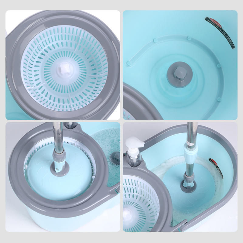  Spin Mop With Stainless Steel Basket